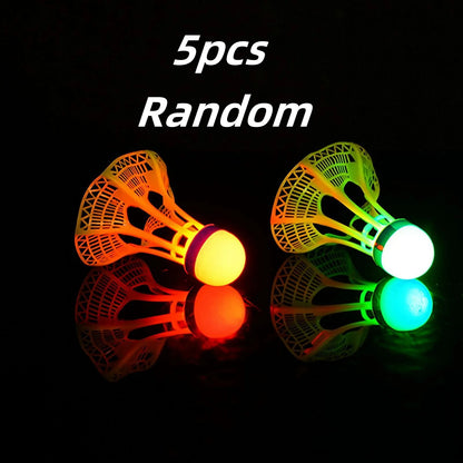 Worky Luminous Windproof Badminton Shuttlecock – LED Light-Up & Durable