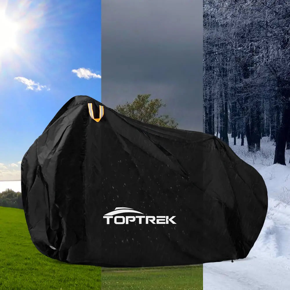 Worky Waterproof Bicycle Cover with Storage Bag - Premium 210T Oxford Fabric