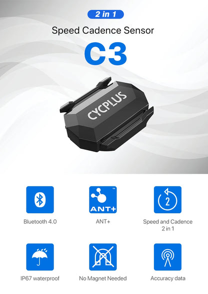 Worky CYCPLUS Cadence & Speed Dual Sensor