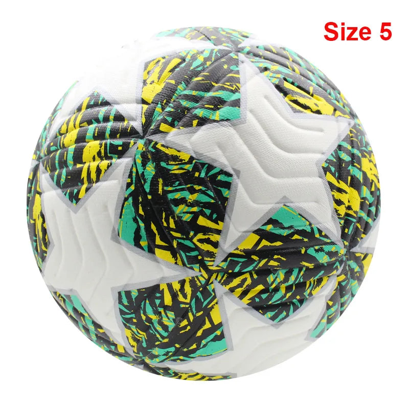 Worky PU Leather Soccer Ball– Official Size 4 & 5 for Outdoor Training