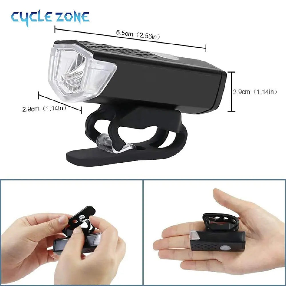 Worky USB Rechargeable LED Bicycle Headlight