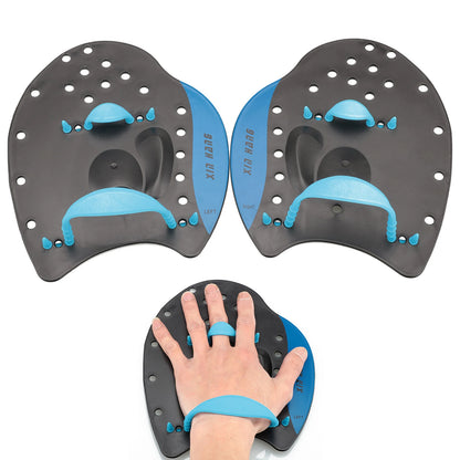 Worky Silicone Swim Hand Paddles – Adjustable & Non-Slip for Swimming Training