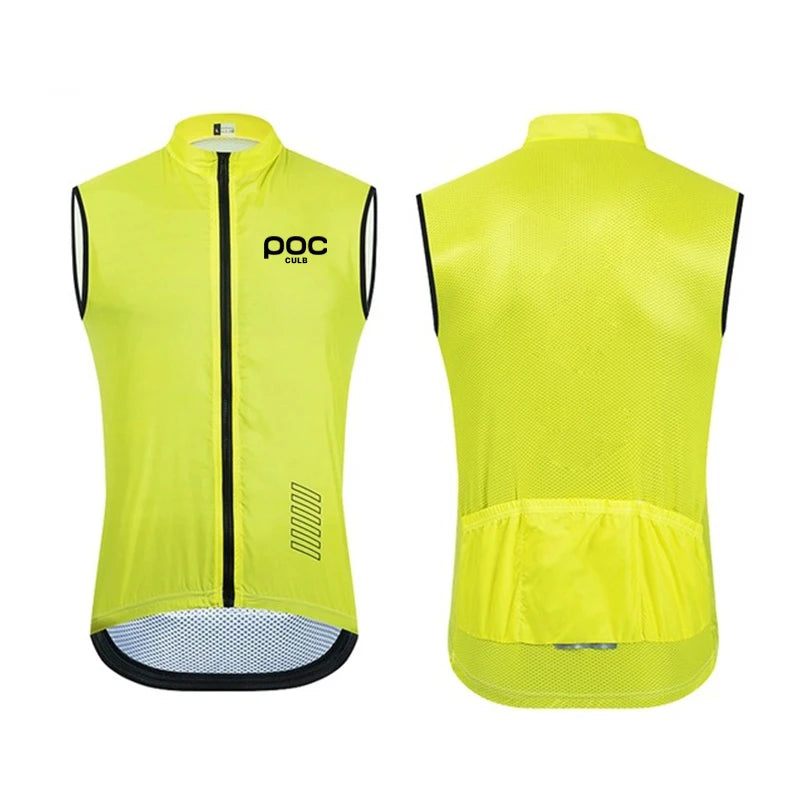 Worky Men's Cycling Vest – Windproof, Waterproof, Breathable & Reflective