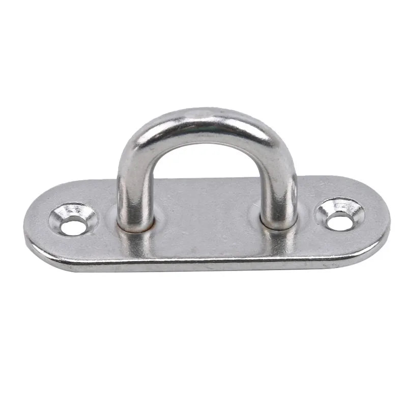 Worky Stainless Steel Oval Eye Board Marine Deck Buckle