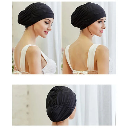 Worky Printed Swimming Cap for Women & Girls – Perfect for Long Hair