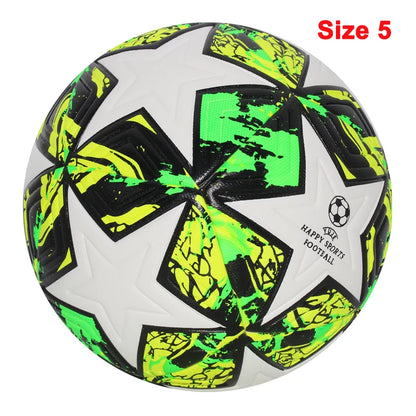 Worky PU Leather Soccer Ball– Official Size 4 & 5 for Outdoor Training