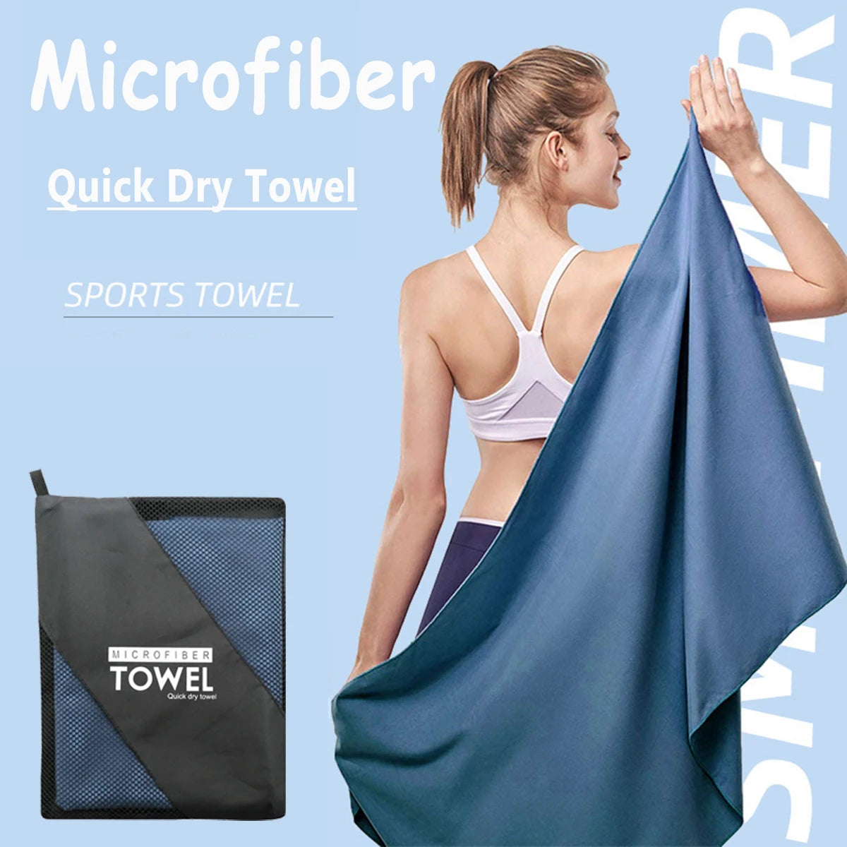 Worky Microfiber Quick-Dry Towel