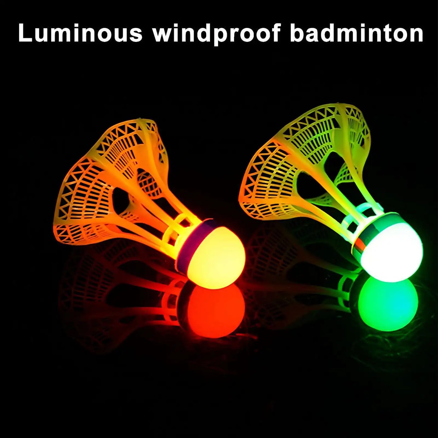 Worky Luminous Windproof Badminton Shuttlecock – LED Light-Up & Durable