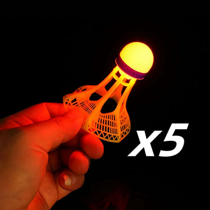 Worky Luminous Windproof Badminton Shuttlecock – LED Light-Up & Durable