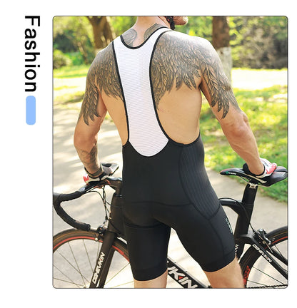 Worky Pro Cycling Bib Shorts - High Waist Lycra MTB & Road Bike Gear