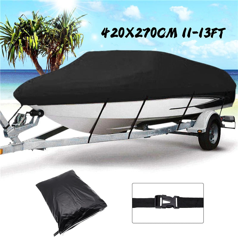 Worky Heavy-Duty Boat Cover for 11-22FT