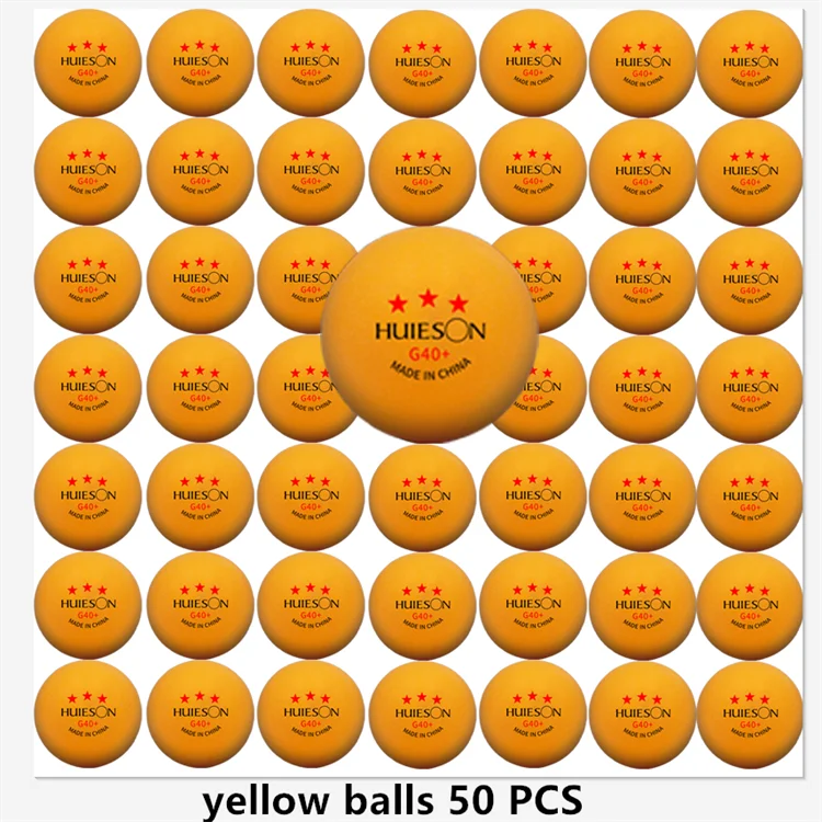 Worky 3-Star Professional Table Tennis Balls - 20/50/100 PCS