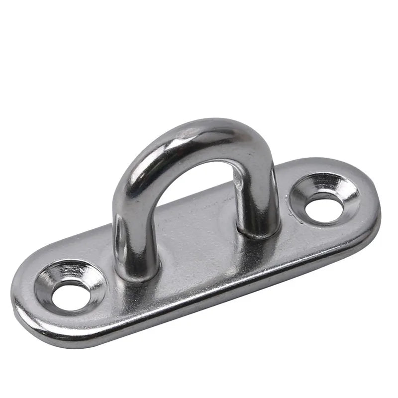 Worky Stainless Steel Oval Eye Board Marine Deck Buckle