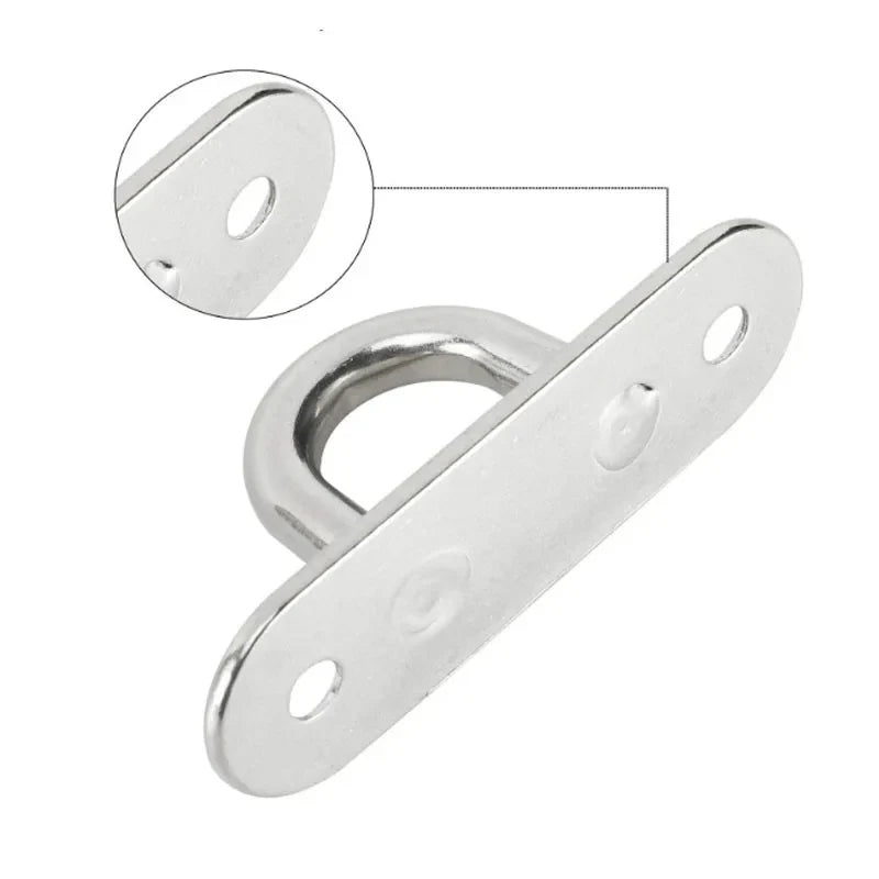 Worky Stainless Steel Oval Eye Board Marine Deck Buckle