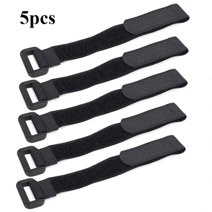 Worky Bicycle Straps - Multipurpose Bike Frame & Accessory Straps (Set of 5)