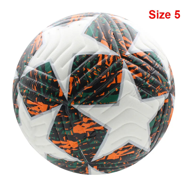 Worky PU Leather Soccer Ball– Official Size 4 & 5 for Outdoor Training