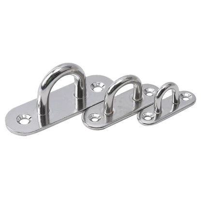 Worky Stainless Steel Oval Eye Board Marine Deck Buckle