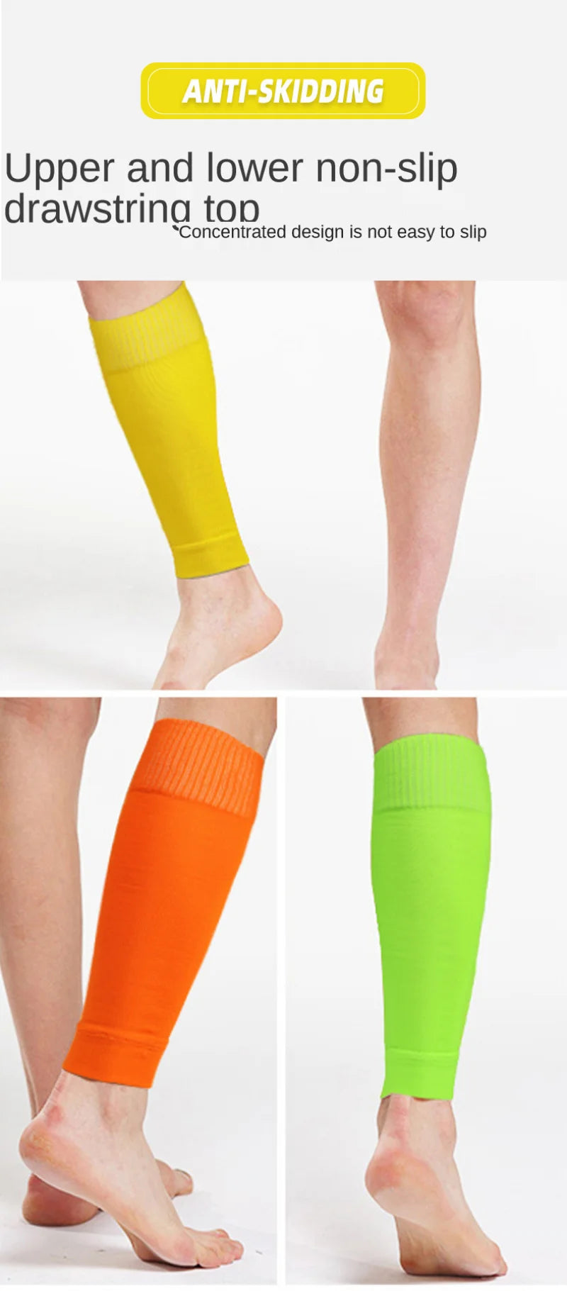 Worky Breathable Football Socks – Knee-High Sports Socks for Men & Kids