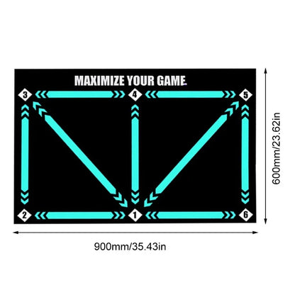 Worky Football Play Mat – Anti-Skid Training Mat for Football Drills and Play Areas